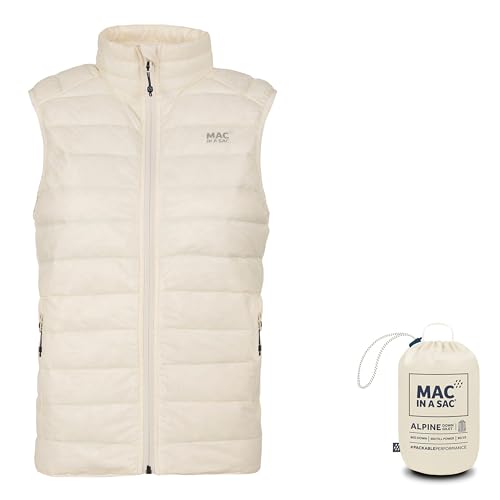 Mac in a Sac Damen Alpine Womens Down Gilet Daunenweste, Ivory, 8 von Mac in a Sac