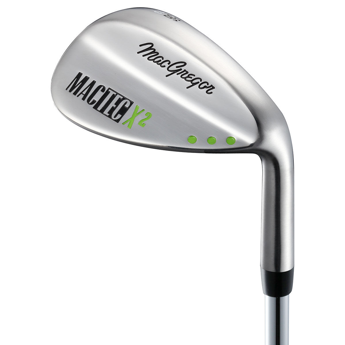 MacGregor Mens Silver MACTEC X2 Chrome Right Hand Steel Golf Wedge, Size: 56°| American Golf von MacGregor