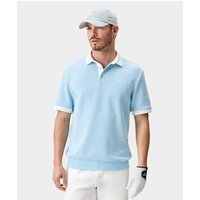 Macade Golf AR Tech Polo Halbarm hellblau von Macade Golf