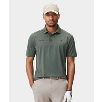 Macade Golf Core Tech Shirt Halbarm Polo dunkelgrün von Macade Golf