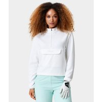 Macade Golf Cropped Air Anorak Langarm Windshirt weiß von Macade Golf