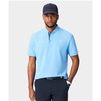 Macade Golf Heath Bomber Shirt Halbarm Polo hellblau von Macade Golf