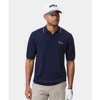 Macade Golf Range Knit Shirt Halbarm Polo navy von Macade Golf