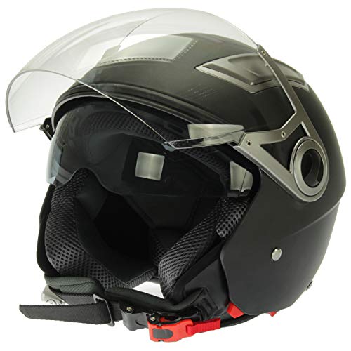 Mach1 Jethelm Helm Motorradhel mit Integrierter Sonnenblende ECE R 22.05 Größe XS bis XXL Mach1 Jethelm Helm Motorradhel mit Integrierter Sonnenblende ECE R 22.05 Größe XS bis XXL von Mach1
