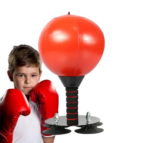 Maciun Schreibtisch-Boxsack, Tisch-Boxsack für Kinder, Workout-Werkzeug, Schreibtisch-Boxsack, 4 Saugnäpfe, Boxsack für Schreibtisch, Wohnheim, Arbeitszimmer von Maciun