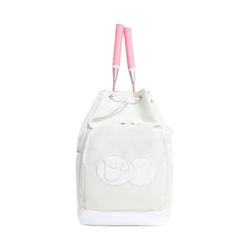 Maciun Tennis-Rucksack für Damen, Tennistasche, Tennis-Rucksack mit großer Kapazität, Sport-Zubehör, verstellbare doppelte Schultergurte für 2–3 Badmintonschläger von Maciun