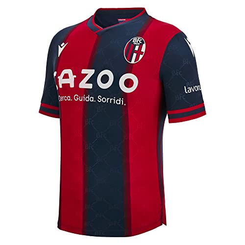 Bologna, Unisex Trikot, Saison 2022/23 Offizielle Heimtrikot von Macron