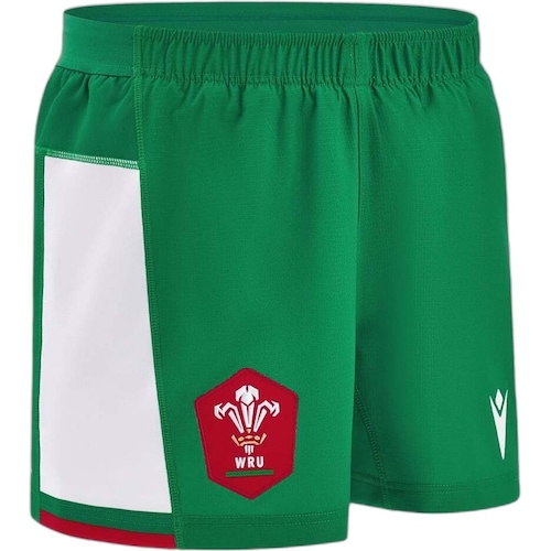 Macron, Herren, Sporthose, Shorts – Auswärts Pays de Galles 6 nations 2024/25 (XL), Grün, XL von Macron