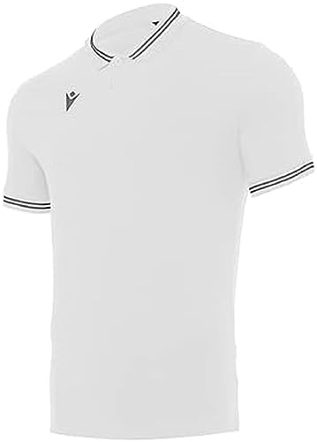 Macron, Yukar, Poloshirt, Weiß/Anthrazit, L, Mann Macron, Yukar, Poloshirt, Weiß/Anthrazit, L, Mann von Macron