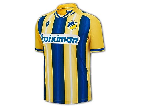 Macron Apoel Nikosia Heimtrikot 23 24 blau gelb Apoel Home Shirt Jersey Zypern, Größe:XXL Macron Apoel Nikosia Heimtrikot 23 24 blau gelb Apoel Home Shirt Jersey Zypern, Größe:XXL von Macron