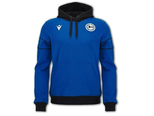 Macron Arminia Bielefeld Kapuzensweatshirt DSC Arminia Travel Hoody Sweatshirt, Größe:L von Macron