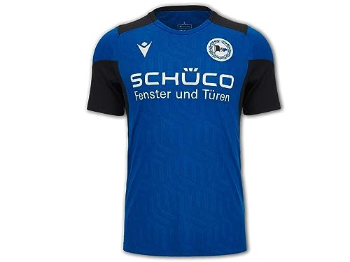 Macron Arminia Bielefeld Training Shirt 23 24 blau DSC Arminia Fan Jersey Trikot, Größe:3XL von Macron