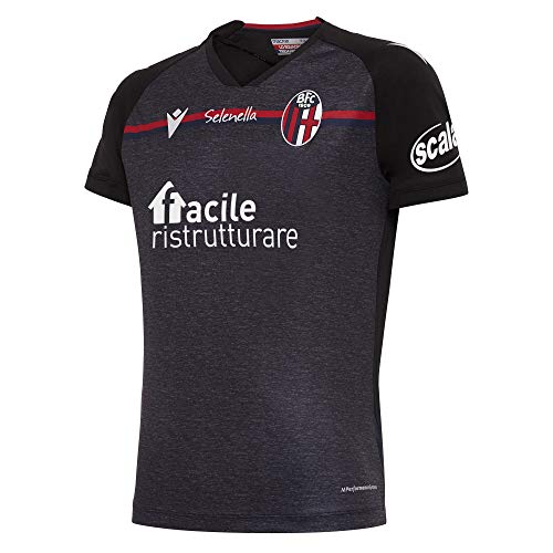 Macron Kind 0-24 Monate Bfc M20 Maglia Gara Third Mm Jr Trikot Bologna FC 2020/21, Schwarz, JL von Macron