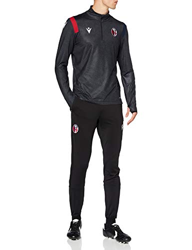 Macron Bfc M20 Staff Training 1/4 Zip Trainingsanzug Nerm/Ros/NAV Ml SR, offizielles Bologna FC 2020/21 Herren, Schwarz, S Macron Bfc M20 Staff Training 1/4 Zip Trainingsanzug Nerm/Ros/NAV Ml SR, offizielles Bologna FC 2020/21 Herren, Schwarz, S von Macron