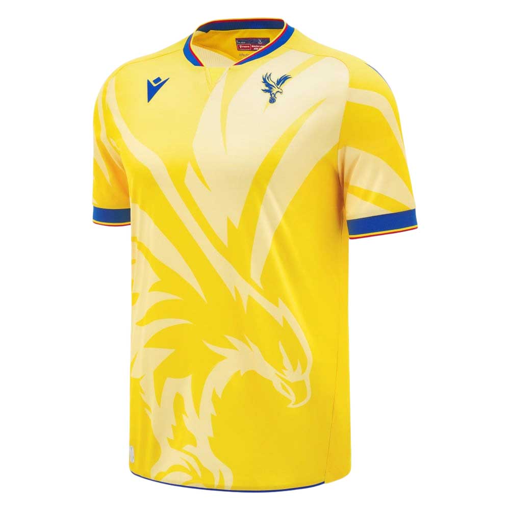 Macron Crystal Palace Fc 24/25 Away Short Sleeve T-shirt Gelb S Macron Crystal Palace Fc 24/25 Away Short Sleeve T-shirt Gelb S von Macron