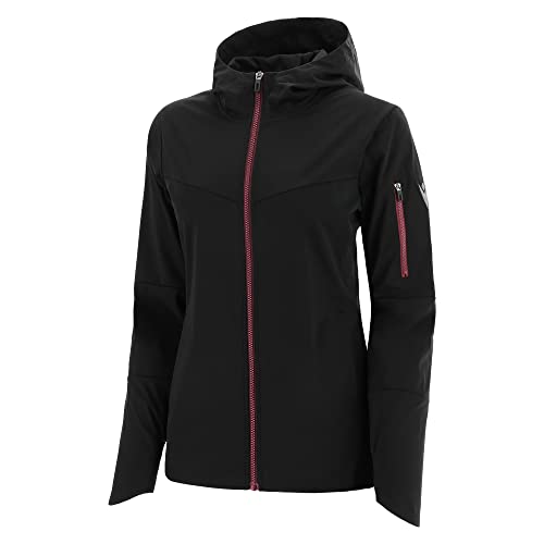 Macron Damen Athleisure Scc Candia Softshell Hoody JKT Blk Wmn Jacke, Schwarz, S Macron Damen Athleisure Scc Candia Softshell Hoody JKT Blk Wmn Jacke, Schwarz, S von Macron