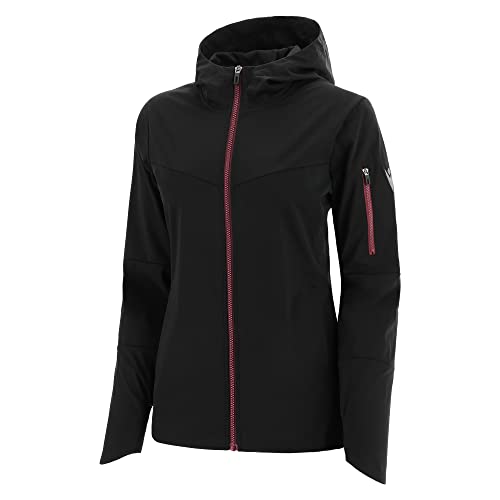 Macron Damen Athleisure Scc Candia Softshell Hoody JKT Blk Wmn Jacke, Schwarz, S von Macron