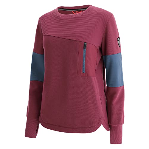 Macron Damen Athleisure Scc Gedda Ligt Strtch Swtshrt Lbrd/Lavio Wmn Sweatshirt, Granat, L Macron Damen Athleisure Scc Gedda Ligt Strtch Swtshrt Lbrd/Lavio Wmn Sweatshirt, Granat, L von Macron