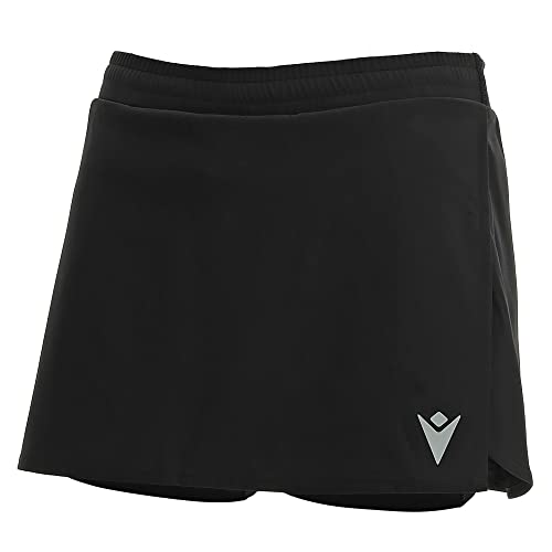 Macron Damen Padel Cb Cecilia Skirt Blk Rock, Schwarz, XS Macron Damen Padel Cb Cecilia Skirt Blk Rock, Schwarz, XS von Macron