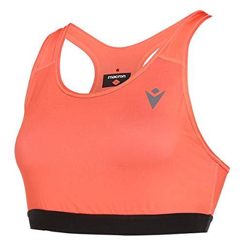 Macron Damen Run Kona SCA Beatrix Crop Bra Ncor/Blk Wmn BH, Orange, XL von Macron