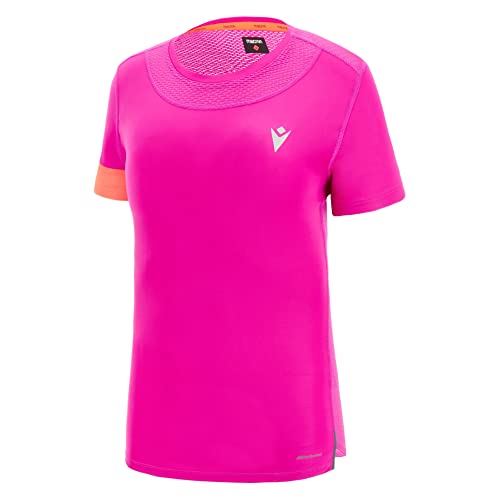 Macron Damen Run Prime Scc Bridget T-Shirt Print Fuchsia/Ncor Ss Wmn, M Macron Damen Run Prime Scc Bridget T-Shirt Print Fuchsia/Ncor Ss Wmn, M von Macron