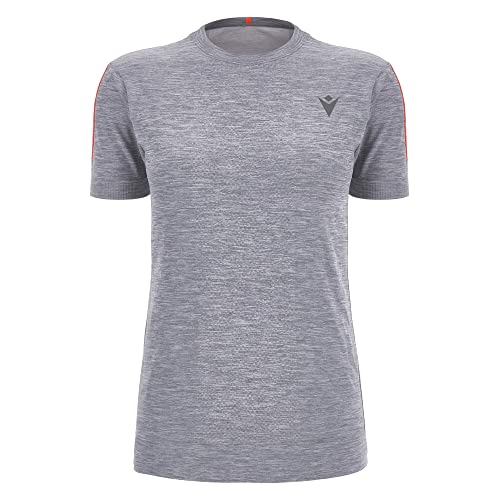 Macron Damen Run Scd Barbara Seamless T-Shirt Ss Woman Grymel/Ncor, grau, XL Macron Damen Run Scd Barbara Seamless T-Shirt Ss Woman Grymel/Ncor, grau, XL von Macron