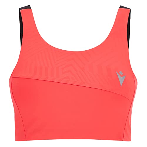 Macron Damen Run Scd Serenity Crop Bra Evo Ncor/Blk Wmn top, Koralle, S Macron Damen Run Scd Serenity Crop Bra Evo Ncor/Blk Wmn top, Koralle, S von Macron