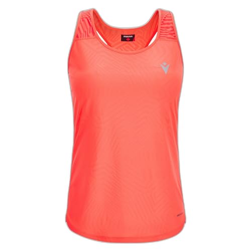 Macron Damen Run Start Scd Gaenor Tank Print Ncor/Dncor Wmn Tanktop, Koralle, XS von Macron