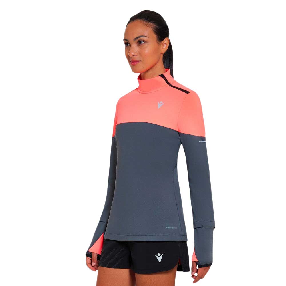 Macron Delia Half Zip Sweatshirt Grau XS Frau Macron Delia Half Zip Sweatshirt Grau XS Frau von Macron