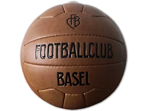 Macron FC Basel Vintage Ball braun FCB Fan Fußball nostalgisch Fanball, Größe:5 Macron FC Basel Vintage Ball braun FCB Fan Fußball nostalgisch Fanball, Größe:5 von Macron