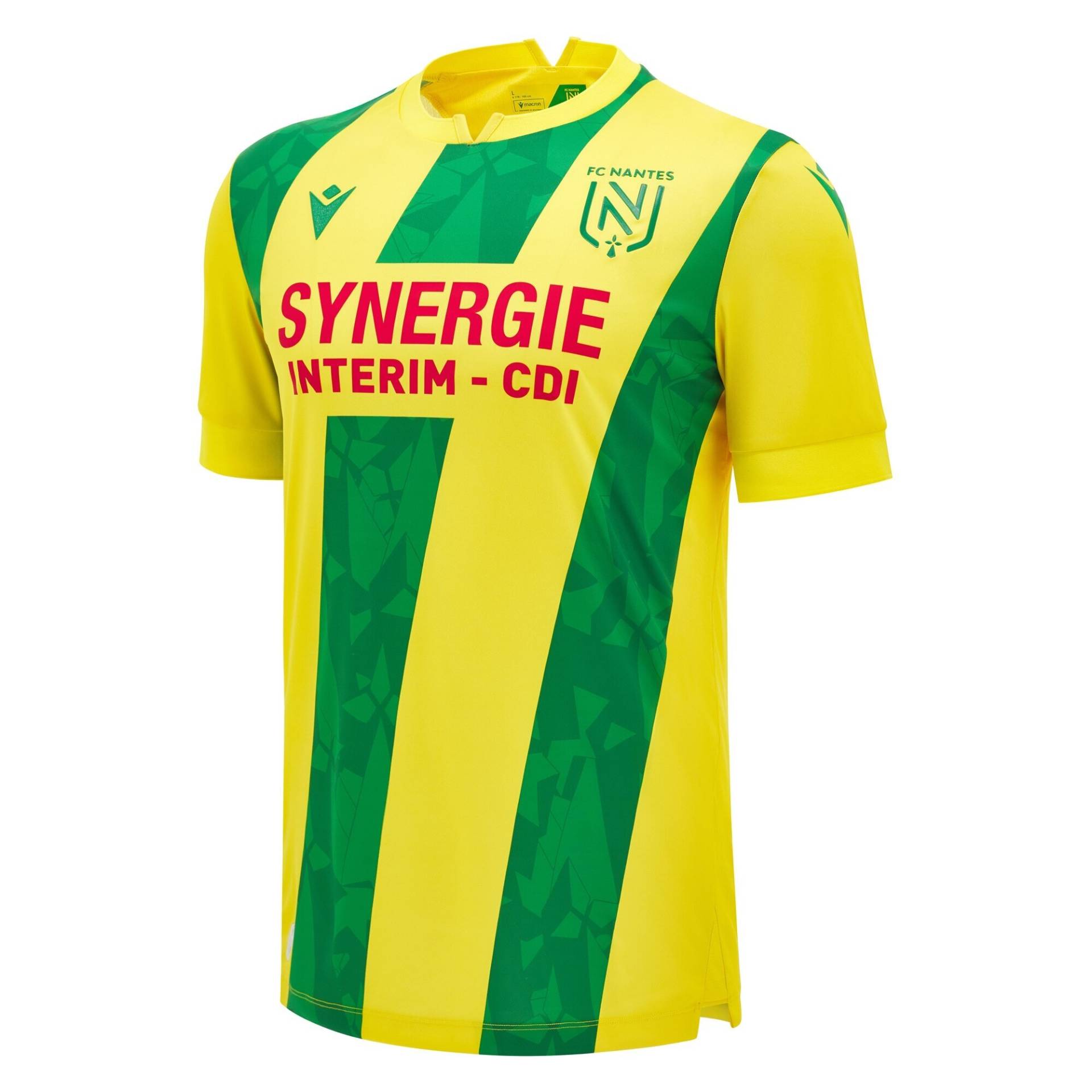 Macron Fc Nantes 24/25 Home Short Sleeve T-shirt Gelb M von Macron