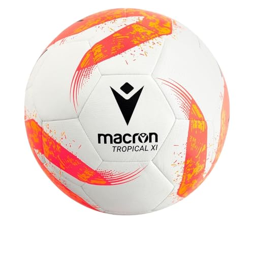 Macron Tropical XI Fussball - Weiß / Orange | Größe: SZ. FUTSAL Macron Tropical XI Fussball - Weiß / Orange | Größe: SZ. FUTSAL von Macron