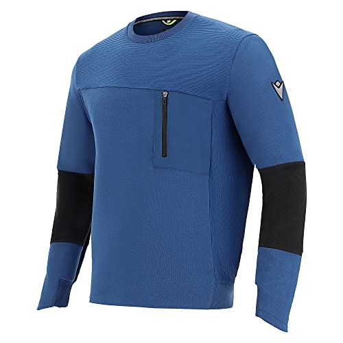 Macron Herren Athleisure Scc Dubai Light Strtch Swtshrt Blau Blk Man Sweatshirt, Avio Blue, M Macron Herren Athleisure Scc Dubai Light Strtch Swtshrt Blau Blk Man Sweatshirt, Avio Blue, M von Macron