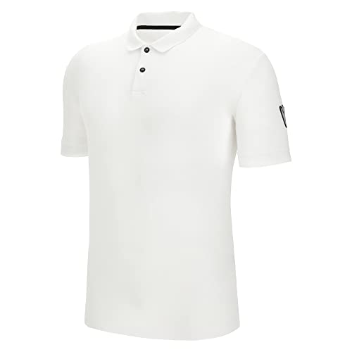 Macron Herren Athleisure Scc Marrakech Cotton Polo Jersey Ice White Ss Man Poloshirt, Weiß, XL von Macron