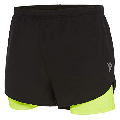 Macron Herren Run Chinook SCA Tybalt Micro Short 2.5 Stretch Blk/Nyel, Noir/Jaune Fluo, 3XL EU Macron Herren Run Chinook SCA Tybalt Micro Short 2.5 Stretch Blk/Nyel, Noir/Jaune Fluo, 3XL EU von Macron