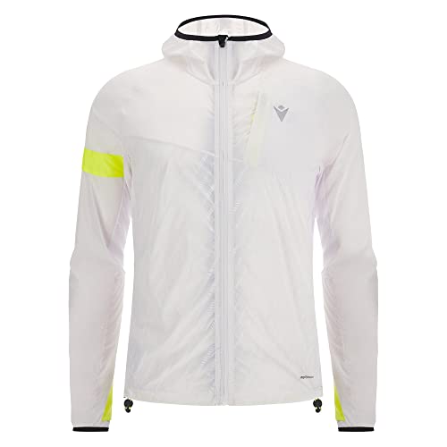 Macron Herren Run Scd Alvin Reflex W-Break Light JKT Wht/Nyel Man Winddichte Jacke, Weiß, L Macron Herren Run Scd Alvin Reflex W-Break Light JKT Wht/Nyel Man Winddichte Jacke, Weiß, L von Macron