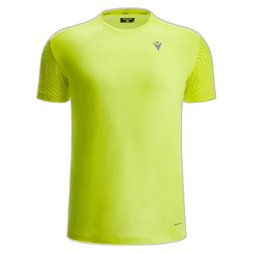 Macron Herren Run Start Scd Ralph T-Shirt Print Nyel/Dnyel Ss Man Mesh, gelb, S Macron Herren Run Start Scd Ralph T-Shirt Print Nyel/Dnyel Ss Man Mesh, gelb, S von Macron
