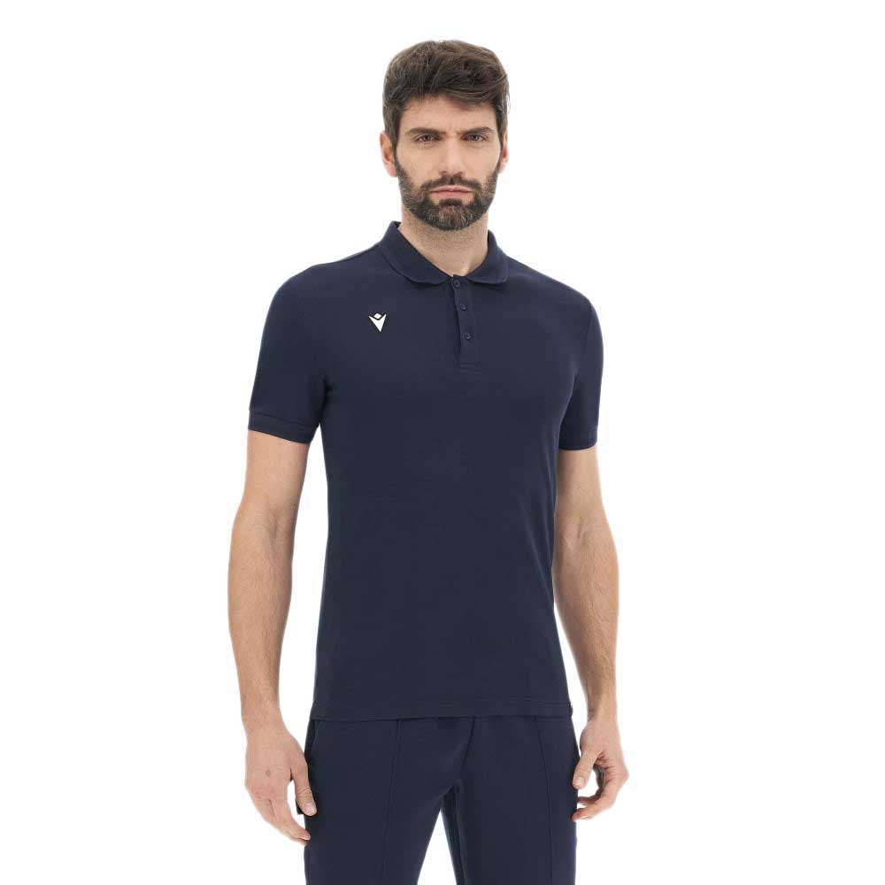 Macron Lindos Short Sleeve Polo Blau L Mann Macron Lindos Short Sleeve Polo Blau L Mann von Macron