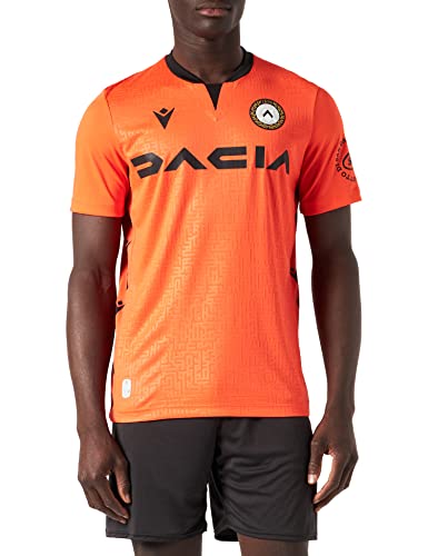 Macron Merchandising Ufficiale udinisches Fußballtrikot 2021/22, weiß, S von Macron