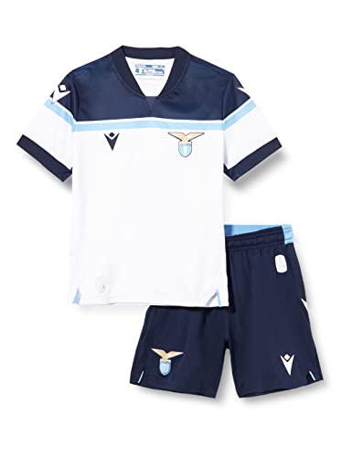 Macron Merchandising ufficiale Kinder Away Set ss Lazio 2021/22, blau, JS Macron Merchandising ufficiale Kinder Away Set ss Lazio 2021/22, blau, JS von Macron