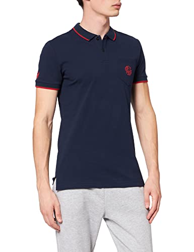 Macron Merchandising ufficiale Polo aus Piqué-Baumwolle, Kollektion Fan Bologna FC 2021/22, rot, S Macron Merchandising ufficiale Polo aus Piqué-Baumwolle, Kollektion Fan Bologna FC 2021/22, rot, S von Macron