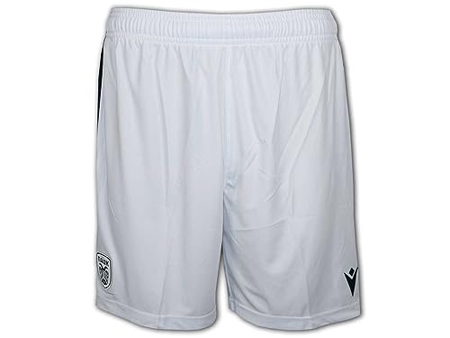 Macron PAOK Home Short 22 23 weiß PAOK Saloniki Fußballhose Thessaloniki, Größe:XL Macron PAOK Home Short 22 23 weiß PAOK Saloniki Fußballhose Thessaloniki, Größe:XL von Macron