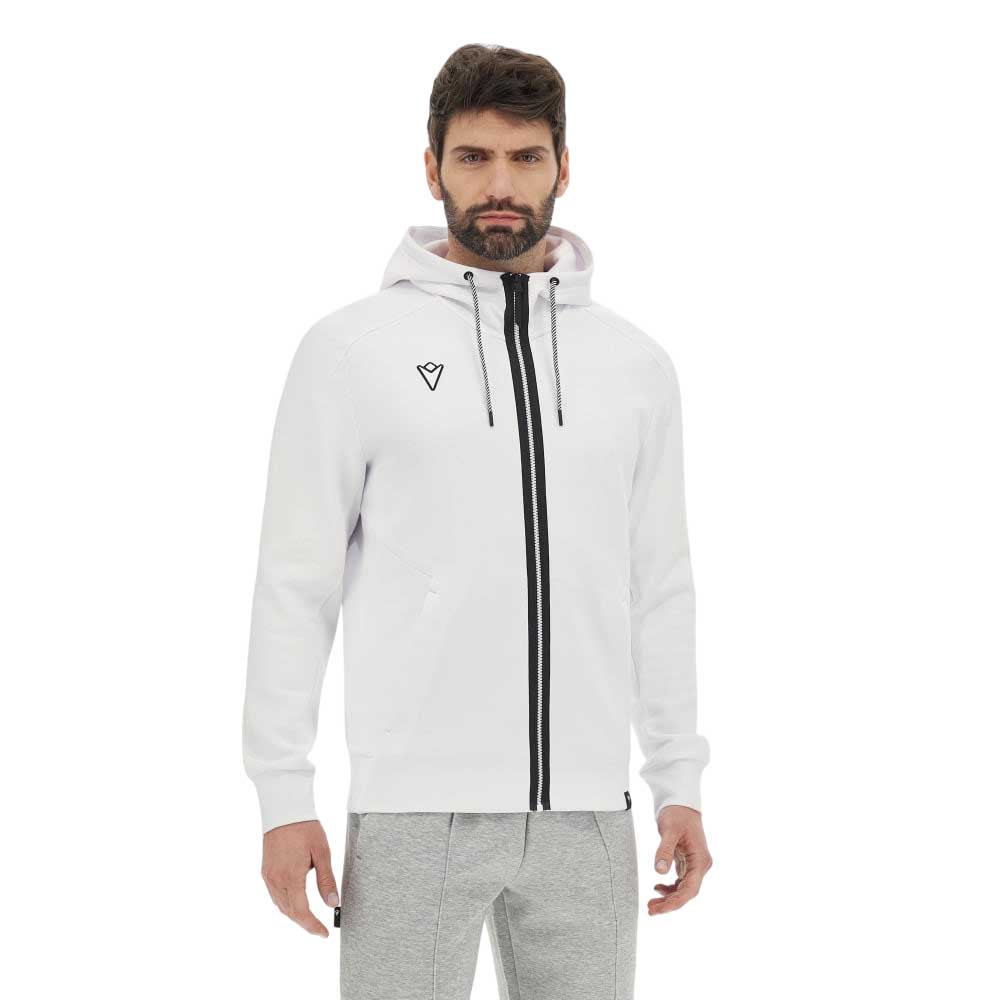 Macron Rhodos Full Zip Sweatshirt Weiß S Mann Macron Rhodos Full Zip Sweatshirt Weiß S Mann von Macron
