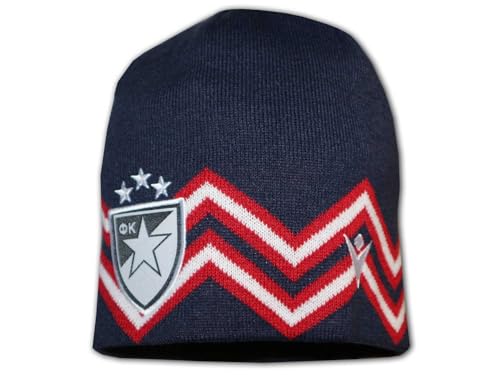 Macron Roter Stern Belgrad Custom Beanie Navy RSB Fan Mütze Red Star Serbien von Macron