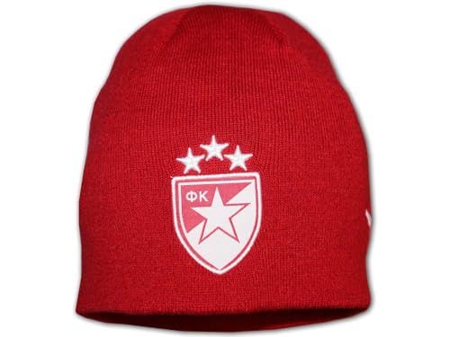 Macron Roter Stern Belgrad Custom Beanie rot RSB Fan Mütze Red Star Serbien Macron Roter Stern Belgrad Custom Beanie rot RSB Fan Mütze Red Star Serbien von Macron