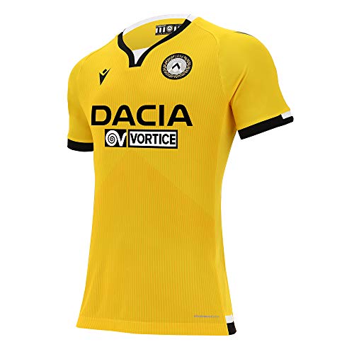 Macron UDI M20 Trikot Wettkampf Third Offizielles Mm SR, Udinese Fußball 2020/21, Herren, Gelb, XL Macron UDI M20 Trikot Wettkampf Third Offizielles Mm SR, Udinese Fußball 2020/21, Herren, Gelb, XL von Macron