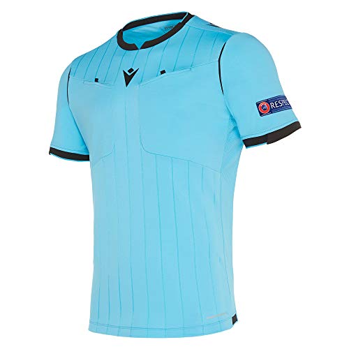 Macron UEFA Schiedsrichtertrikot Kurzarm Neon Blau Macron UEFA Schiedsrichtertrikot Kurzarm Neon Blau von Macron