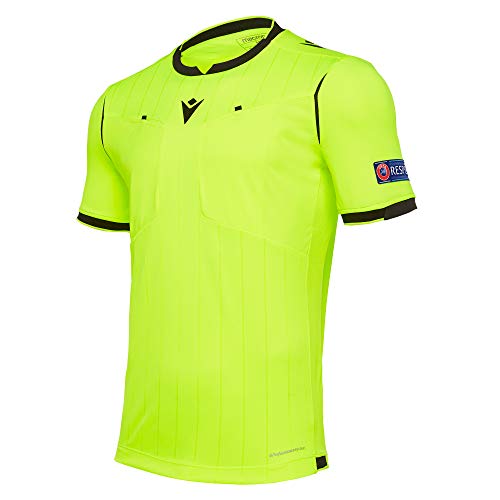 Macron UEFA Schiedsrichtertrikot Kurzarm Neon Gelb Macron UEFA Schiedsrichtertrikot Kurzarm Neon Gelb von Macron