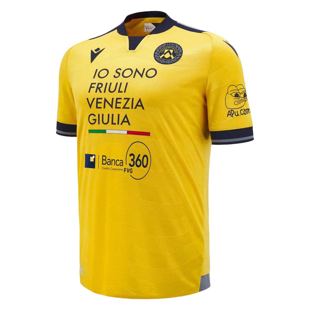 Macron Udinese Calcio 24/25 Away Short Sleeve T-shirt Gelb M Macron Udinese Calcio 24/25 Away Short Sleeve T-shirt Gelb M von Macron