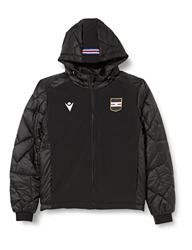 Macron Unisex Kinder Merchandising ufficiale Gepolsterte Bomberjacke uc Sampdoria 2021/22, rot, JM Macron Unisex Kinder Merchandising ufficiale Gepolsterte Bomberjacke uc Sampdoria 2021/22, rot, JM von Macron